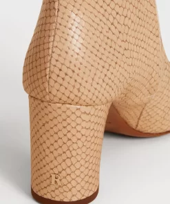 Accessories Rouje | Celeste Boots Python Ecru