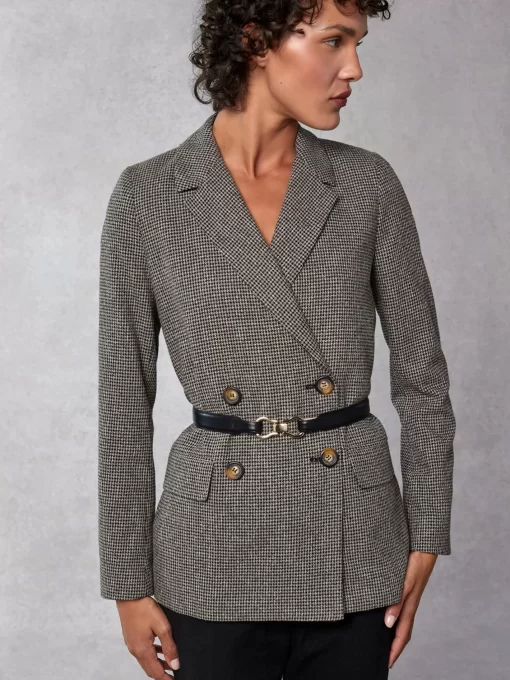 Clothing Rouje | Christian Jacket Chine Noir