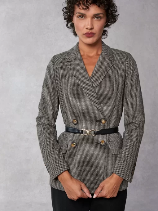 Clothing Rouje | Christian Jacket Chine Noir