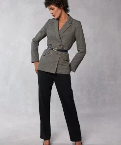 Clothing Rouje | Christian Jacket Chine Noir