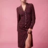 Clothing Rouje | Clementine Dress Dimanche Bucolique Marine