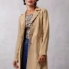 Clothing Rouje | Columbo Trench Daim Beige
