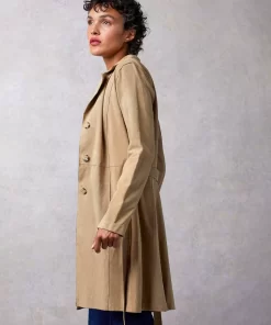 Clothing Rouje | Columbo Trench Daim Beige