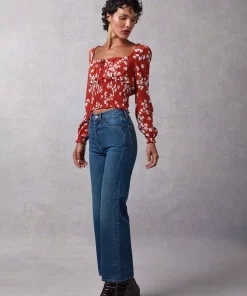 Clothing Rouje | Danaella Top Cerisier Rouge