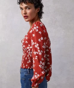Clothing Rouje | Danaella Top Cerisier Rouge