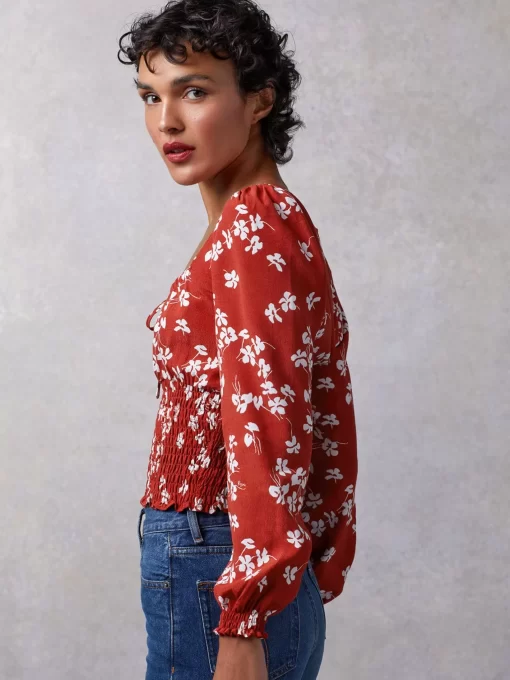 Clothing Rouje | Danaella Top Cerisier Rouge