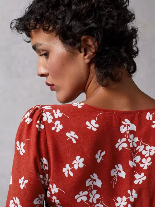 Clothing Rouje | Danaella Top Cerisier Rouge