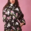 Clothing Rouje | Daphne Down Jacket Amaryllis Noir