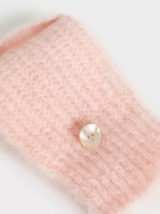 Accessories Rouje | Devi Mitten Uni Rose
