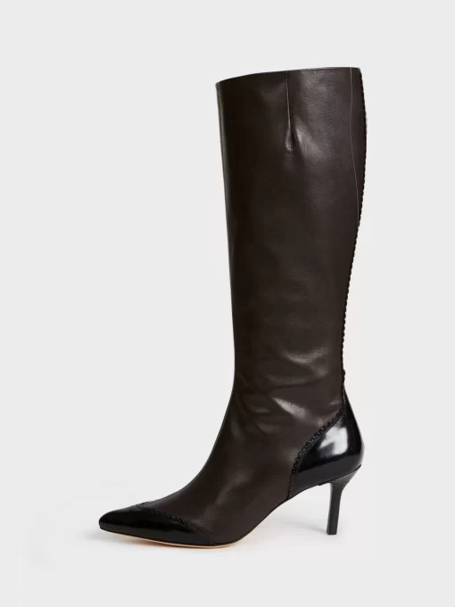 Accessories Rouje | Diva Boots Cuir Chocolat