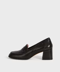 Accessories Rouje | Dorothee Loafers Python Noir