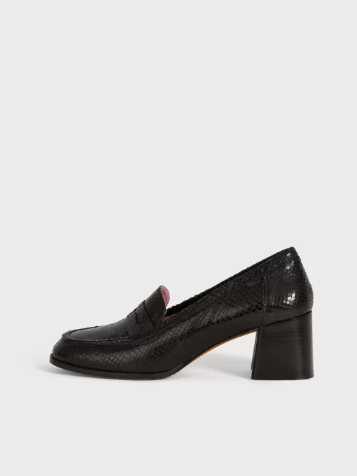 Accessories Rouje | Dorothee Loafers Python Noir