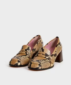 Accessories Rouje | Dorothee Loafers Python Naturel