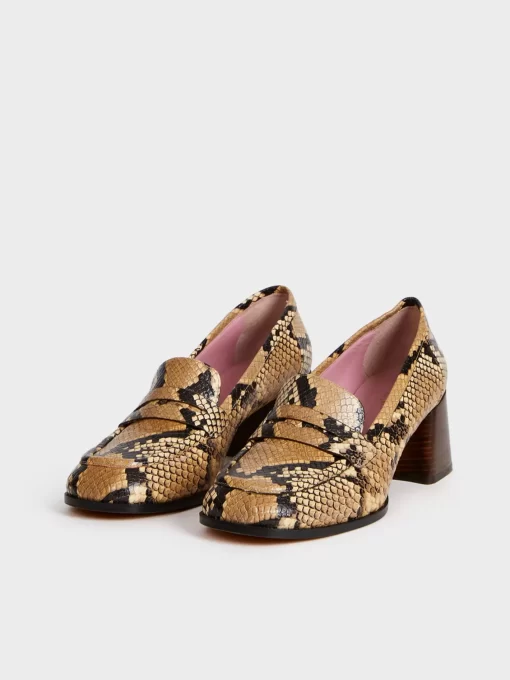 Accessories Rouje | Dorothee Loafers Python Naturel