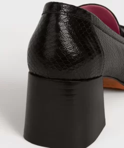 Accessories Rouje | Dorothee Loafers Python Noir