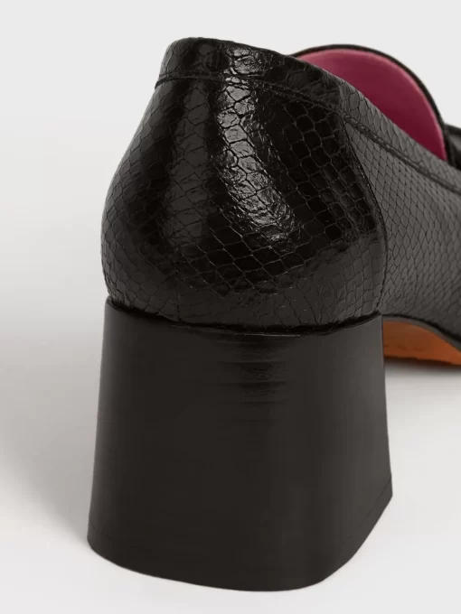 Accessories Rouje | Dorothee Loafers Python Noir
