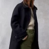 Clothing Rouje | Edwin Coat Uni Marine