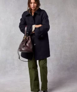Clothing Rouje | Edwin Coat Uni Marine