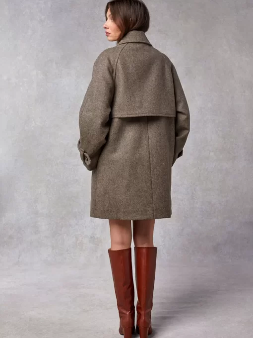 Clothing Rouje | Edwin Coat Uni Taupe