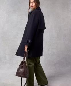 Clothing Rouje | Edwin Coat Uni Marine