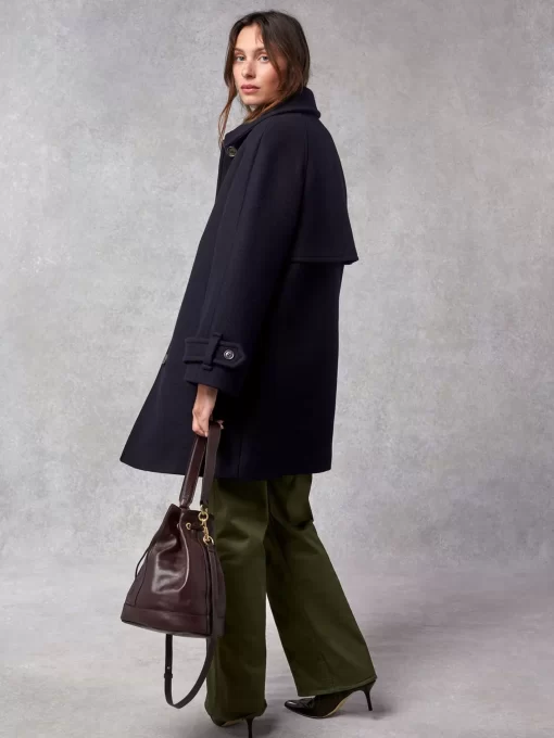Clothing Rouje | Edwin Coat Uni Marine