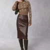 Clothing Rouje | Fiona Skirt Chocolat