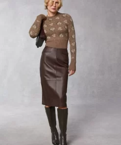 Clothing Rouje | Fiona Skirt Chocolat