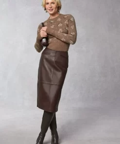 Clothing Rouje | Fiona Skirt Chocolat
