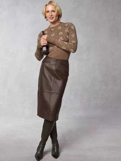 Clothing Rouje | Fiona Skirt Chocolat