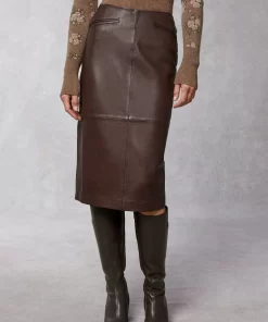 Clothing Rouje | Fiona Skirt Chocolat