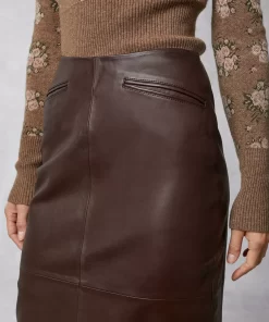 Clothing Rouje | Fiona Skirt Chocolat