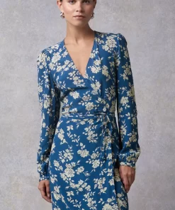 Clothing Rouje | Gabin Dress Blue