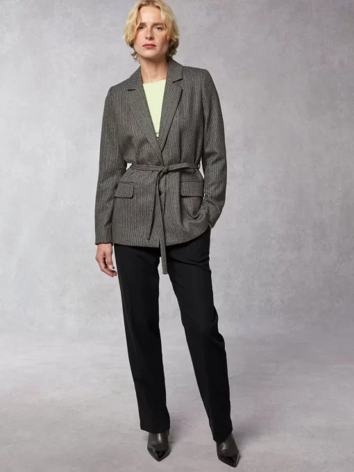 Clothing Rouje | Gaspard Jacket Chevron Raye Sapin