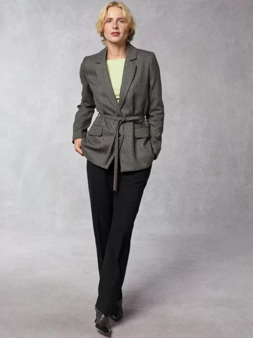 Clothing Rouje | Gaspard Jacket Chevron Raye Sapin