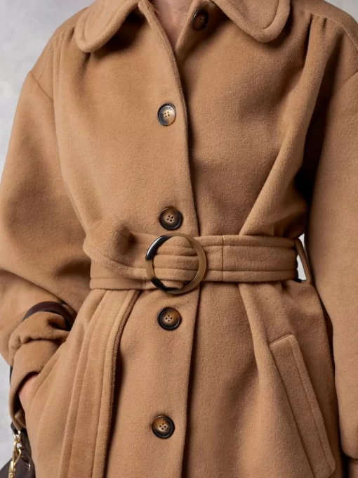 Clothing Rouje | Gerard Coat Uni Camel