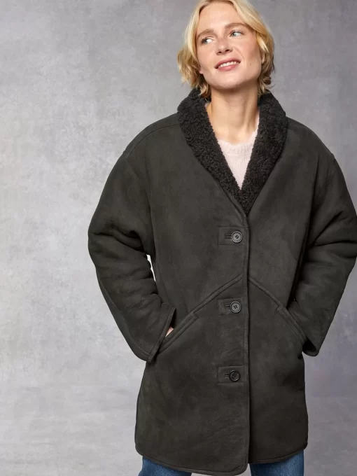 Clothing Rouje | Gilberta Coat Bronze