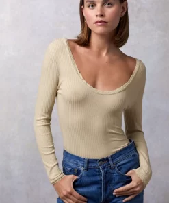 Clothing Rouje | Gio Top Creme