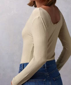 Clothing Rouje | Gio Top Creme