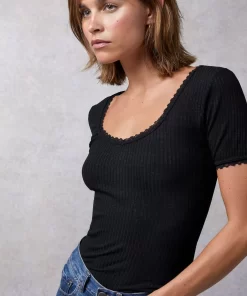 Clothing Rouje | Giuia Top Noir