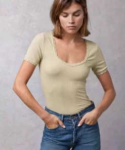 Clothing Rouje | Giuia Top Creme