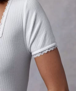 Clothing Rouje | Giuia Top Uni Blanc