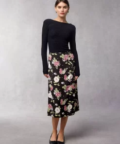 Clothing Rouje | Glorie Skirt Amaryllis Noir