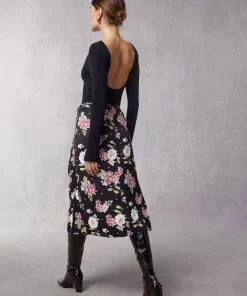Clothing Rouje | Glorie Skirt Amaryllis Noir