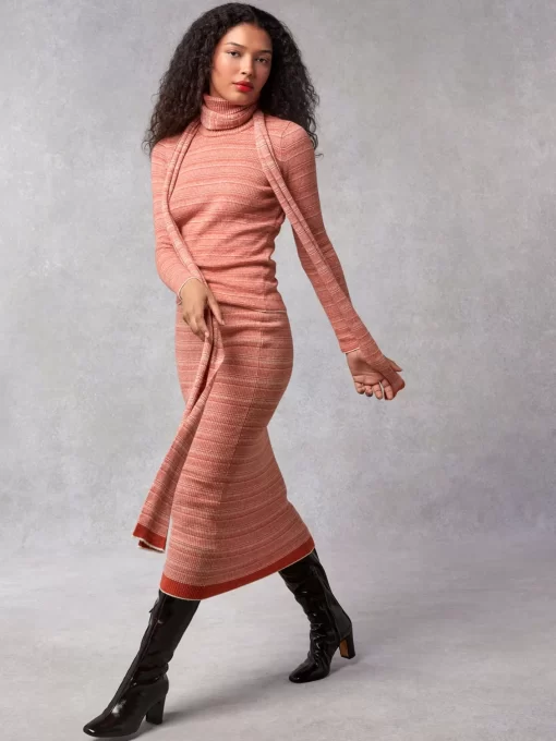Clothing Rouje | Iris Turtleneck Uni Rouge
