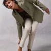 Clothing Rouje | Jacques Jacket Chevron Carreaux Menthe