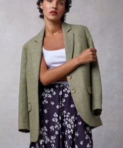 Clothing Rouje | Jacques Jacket Chevron Carreaux Menthe