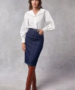 Clothing Rouje | Jamel Shirt Uni Blanc