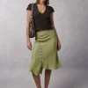 Clothing Rouje | Jarne Skirt Jacquard Tilleul