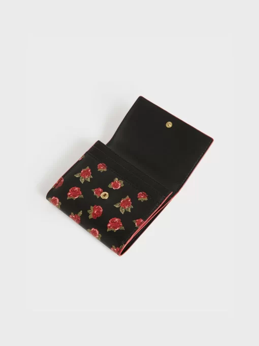 Accessories Rouje | Jeannot Wallet Fleurs Noir