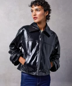 Clothing Rouje | Joshua Jacket Cuir Noir